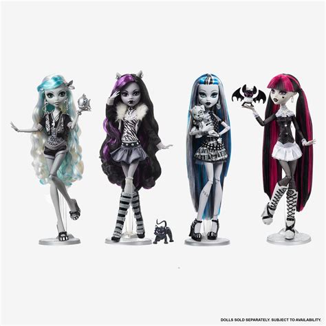 Reeldrama monster high dolls - 4 to 9 Years Monster High Doll and Fashion Set, Draculaura with Dress-Up Locker: Assembled Product Dimensions (L x W x H) 1.70 x 10.71 x 2.95 Inches Monster High Reel Drama Draculaura Doll & Pet, Black & White Look, Mini & Life-Sized Movie Posters: 1.70 x 10.71 x 2.95 Inches Monster High Doll with Posters, Frankie Stein in Black and White 